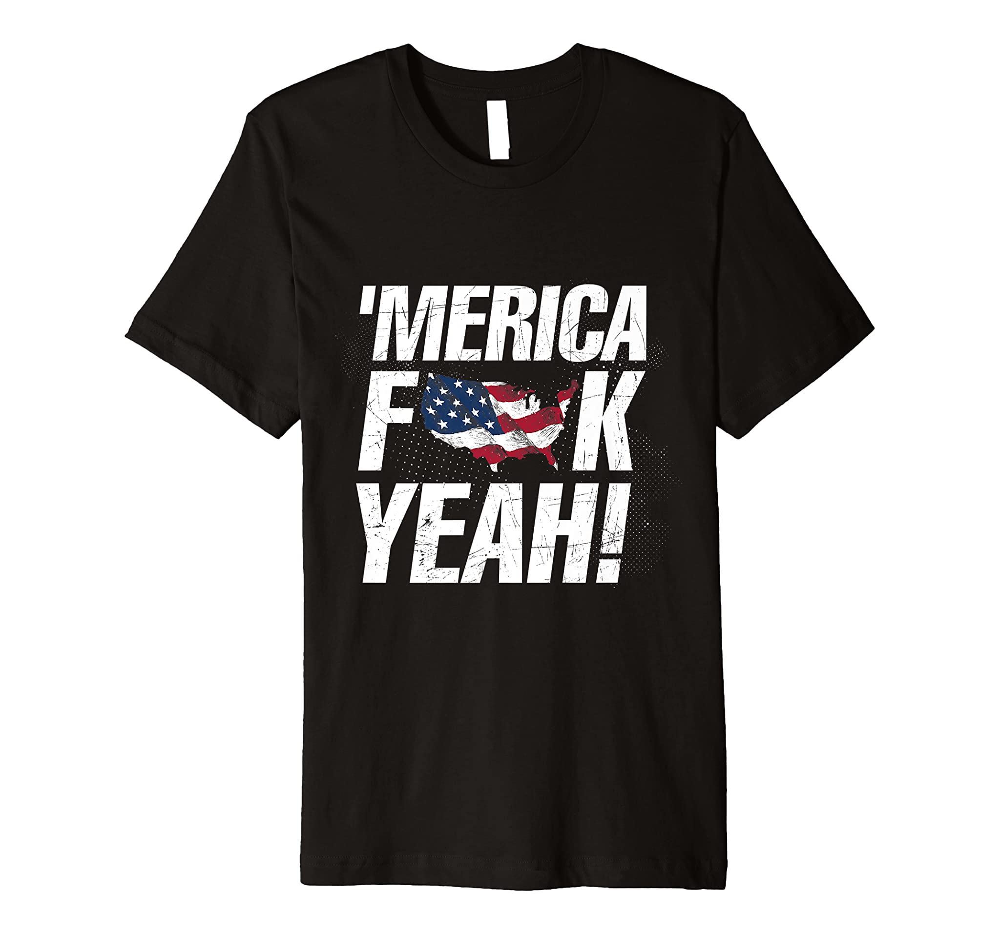 Merica F Yeah – Independence Day Premium T-Shirt