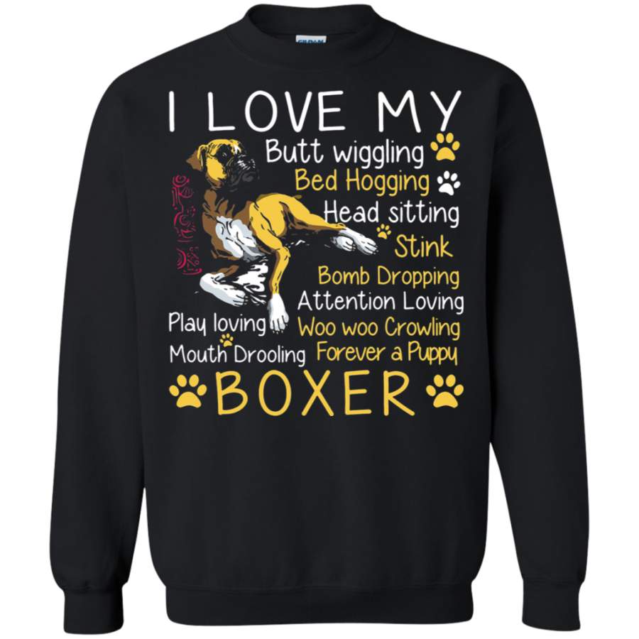 AGR I Love My Boxer Forever A Puppy Sweatshirt