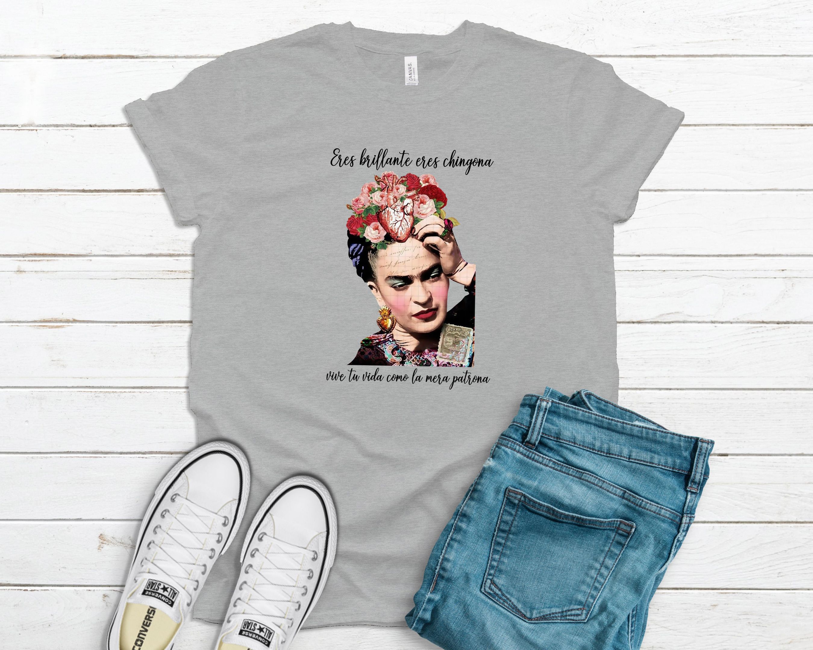 Eres Brillante Eres Chingona Shirt, Latinx Heritage Shirt, Hispanic Heritage , Women Shirt, Frida Shirt