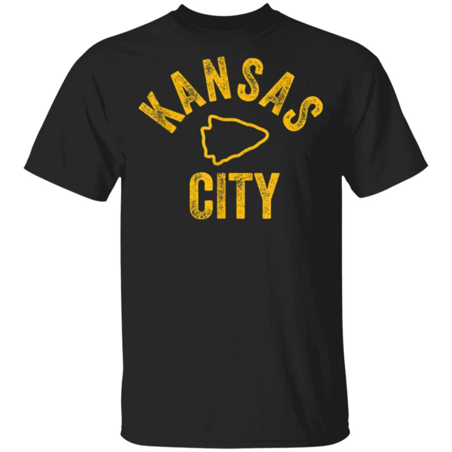 KC Football Fan Arrowhead Red Kc football Fan Kansas City TShirt