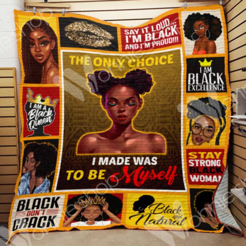 Black Woman Blanket OCT2401 67O56