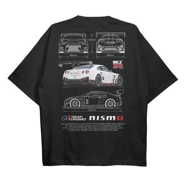 Drive in Style, Car-Themed T-Shirts, Gran Turismo GTR Nismo T-Shirt, Gran Turismo GTR Nismo Technical Specs T-Shirt, Racing Sport Car Shirt, Menswear, Graphic Print, Casual Streetwear