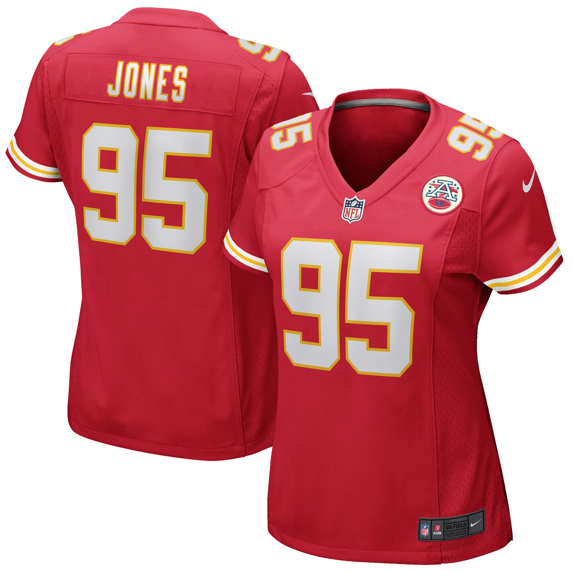 Chris Jones Kansas City Chiefs Women's Game Jersey – Red