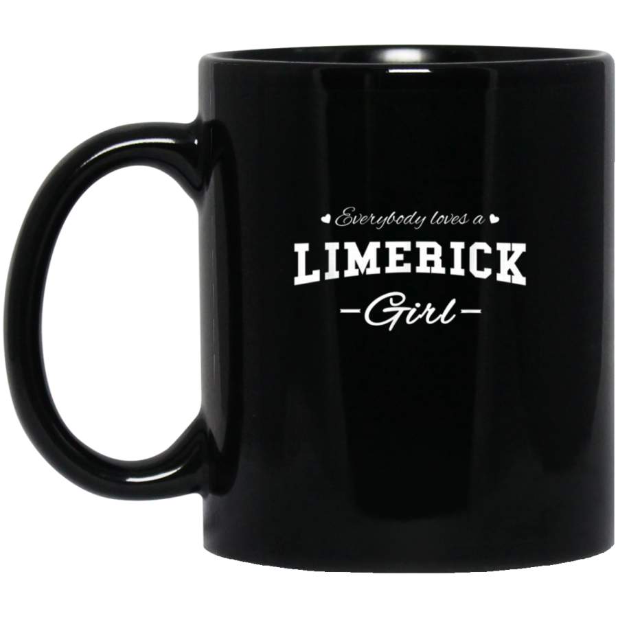 Everybody Loves a Limerick Girl  Vintage Irish Souvenir Mug