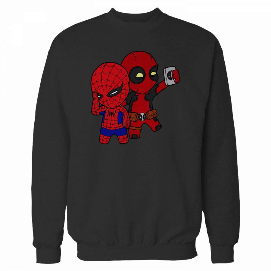 Deadpool X Spider-Man Cute Sweatshirt