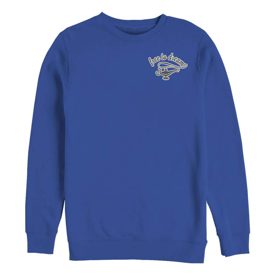 Aladdin Men’s Free to Dream Badge Sweatshirt