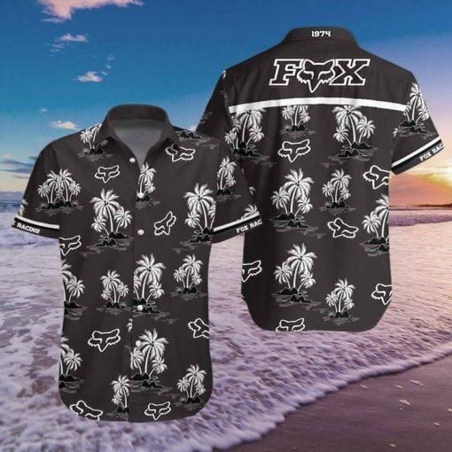 Fox Hawaii Shirt White Men Women Beach Wear Short Sleeve Ha89083