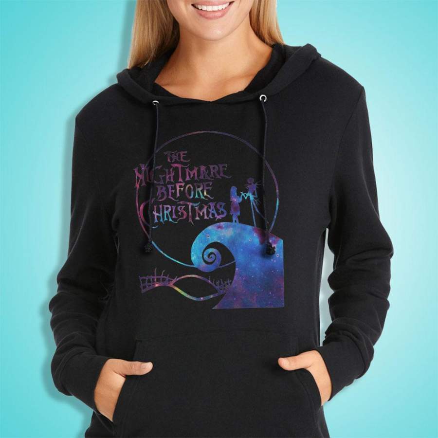 Nightmare Before Christmas Galaxy Women’S Hoodie