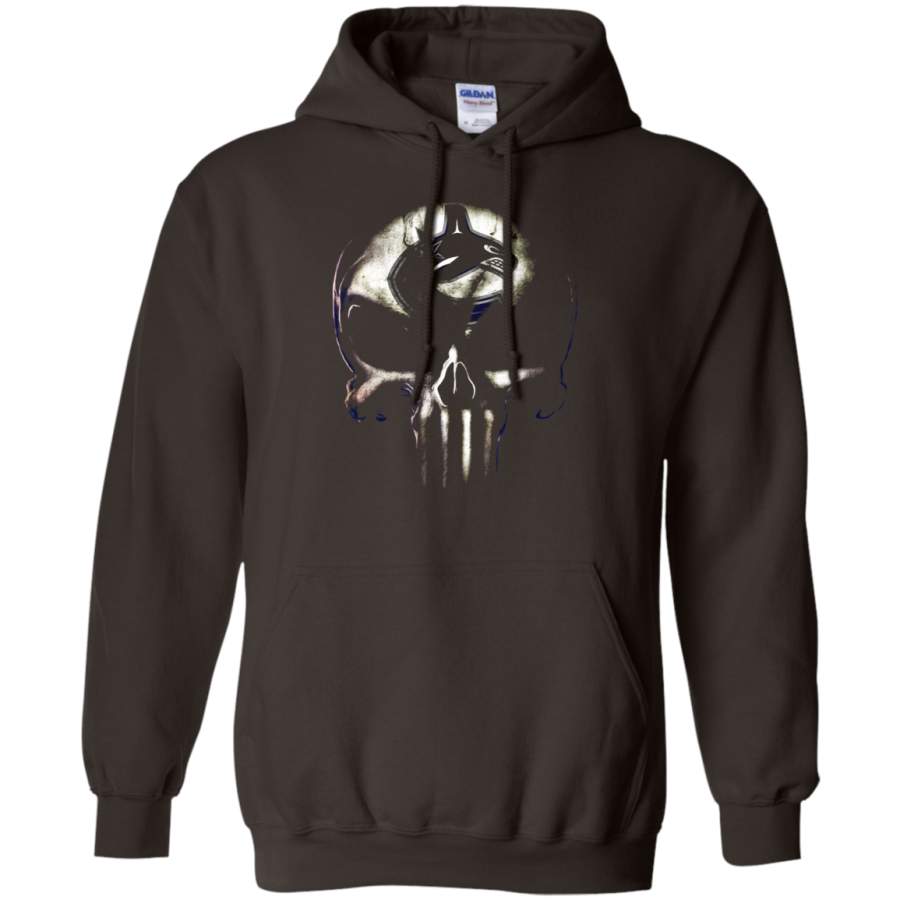 AGR Vancouver Canucks The Punisher Mashup Ice Hockey Hoodie