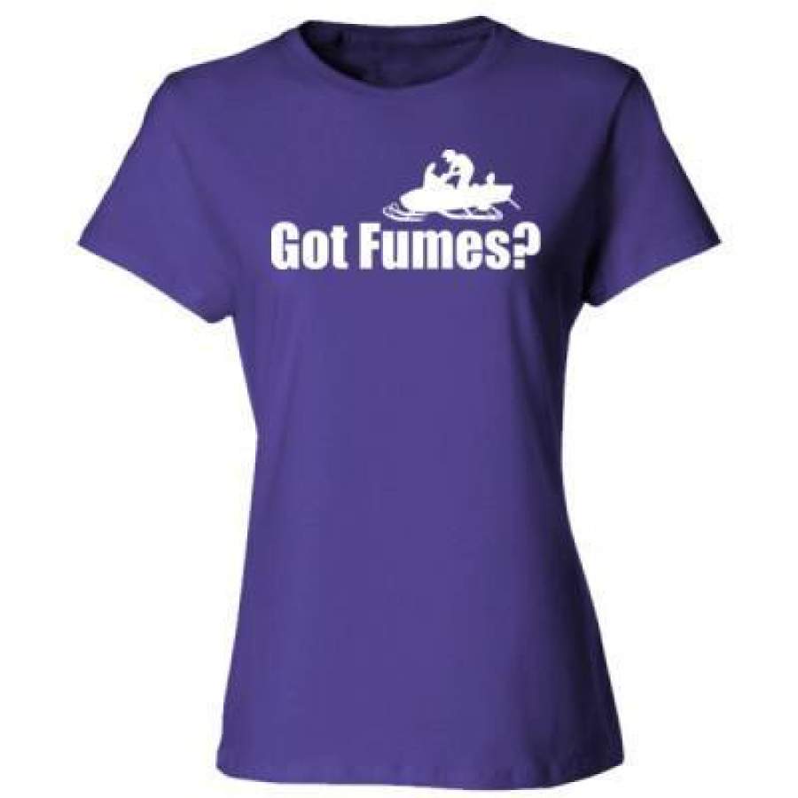 AGR Got Fumes Snowmobile – Ladies’ Cotton T-Shirt