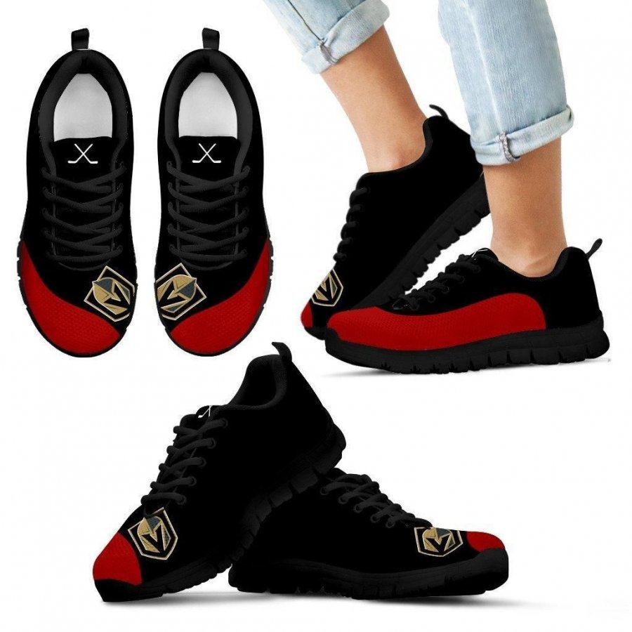 Valentine Love Red Colorful Vegas Golden Knights Sneakers #360