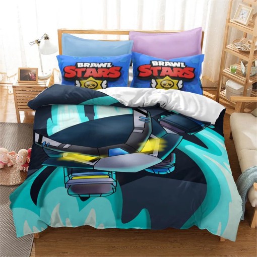 Brawl Stars Crow 2 Duvet Cover Pillowcase Home Decor 3D Bedding Set 7395