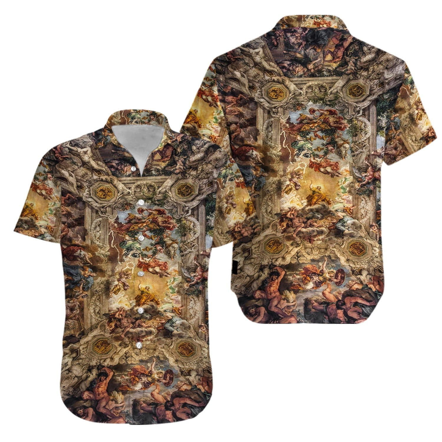 Allegory Of Divine Providence And Barberini Power Unisex Hawaii Aloha Shirt Kv Ha65286