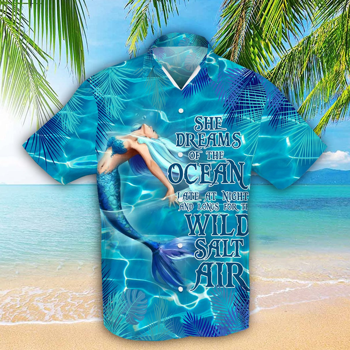 She Dreams Of The Ocean Hawaii Shirt Unisex Adult Ha62139