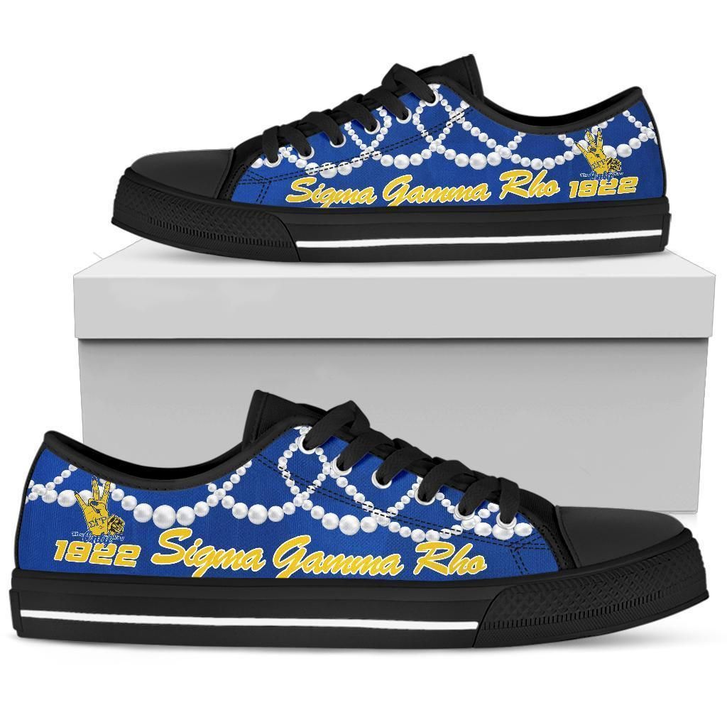 Sigma Gamma Rho K.H Pearls Low Top Shoes