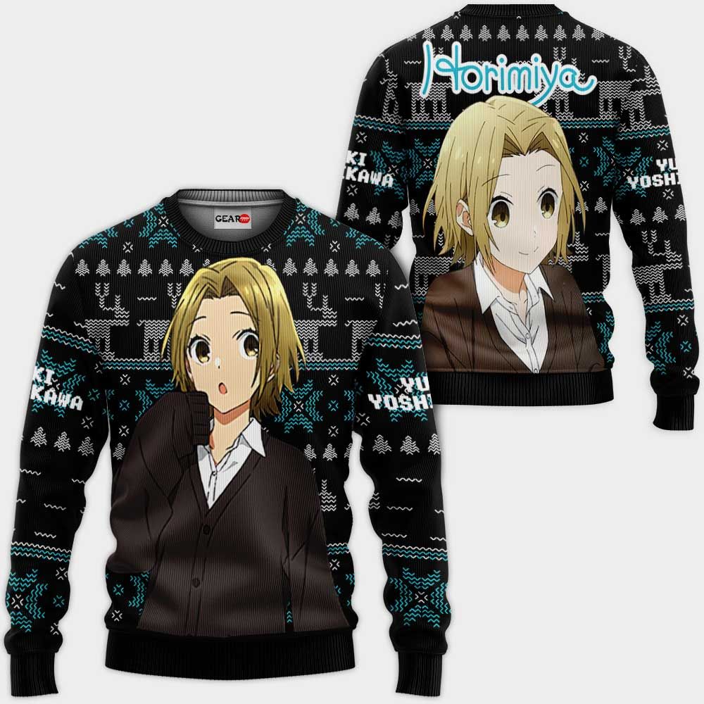 Yuki Yoshikawa Ugly Christmas Sweater Custom Anime Horimiya Xmas Gifts