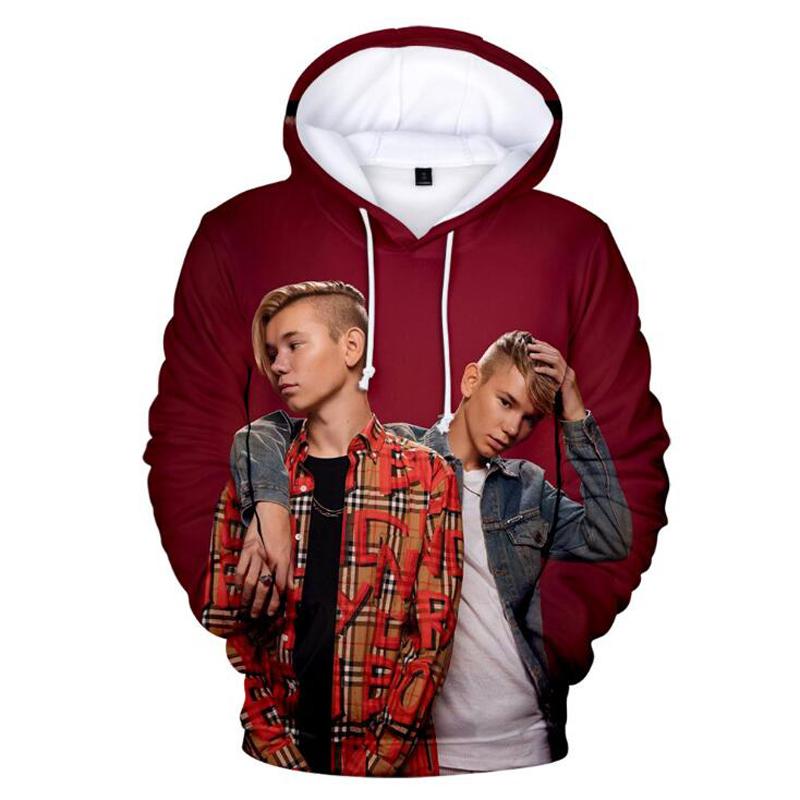 3D Printed Hooded Pullovers – Marcus and Martinus Hoodies Sweatshirt