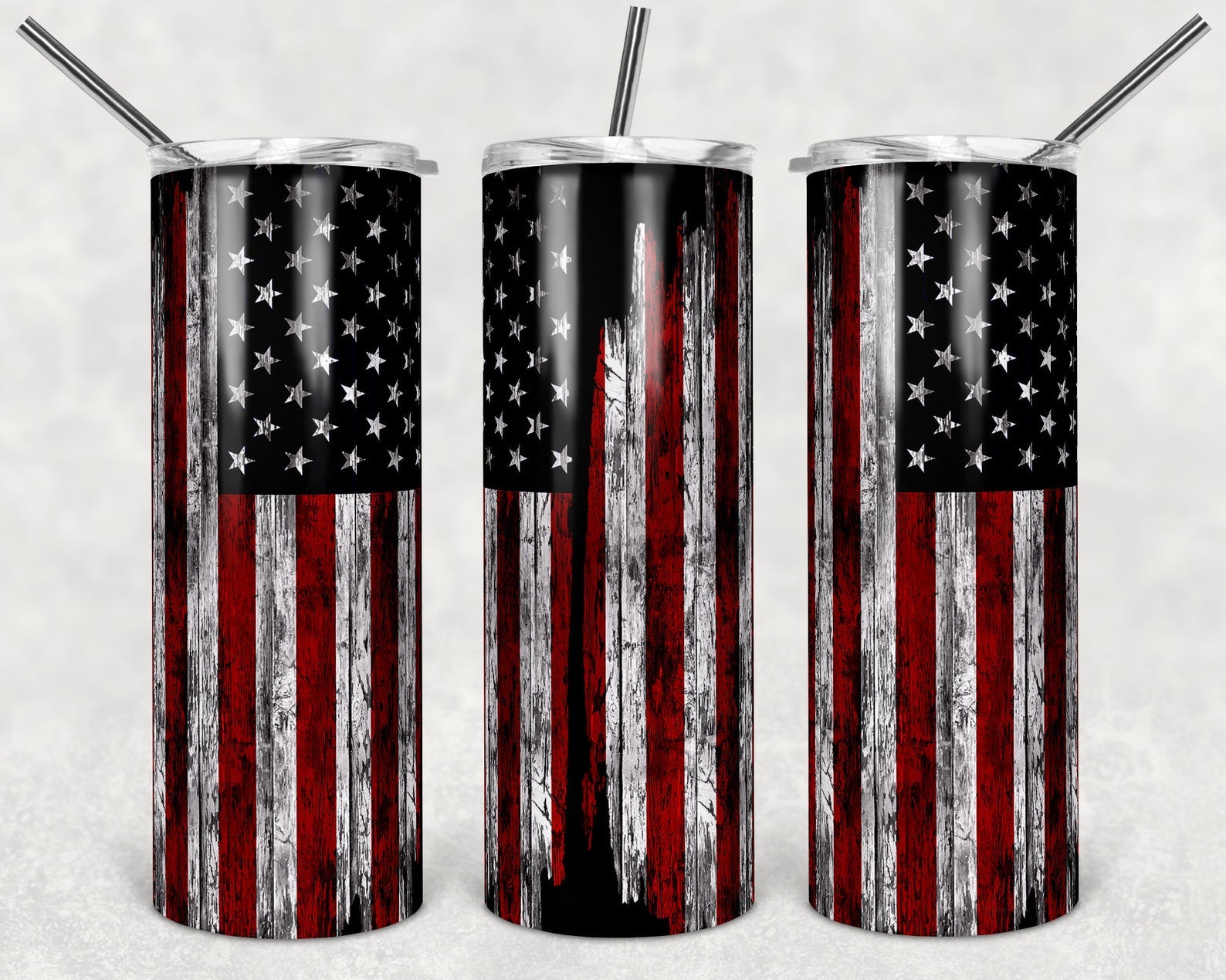 American Flag 20Oz Skinny Tumbler