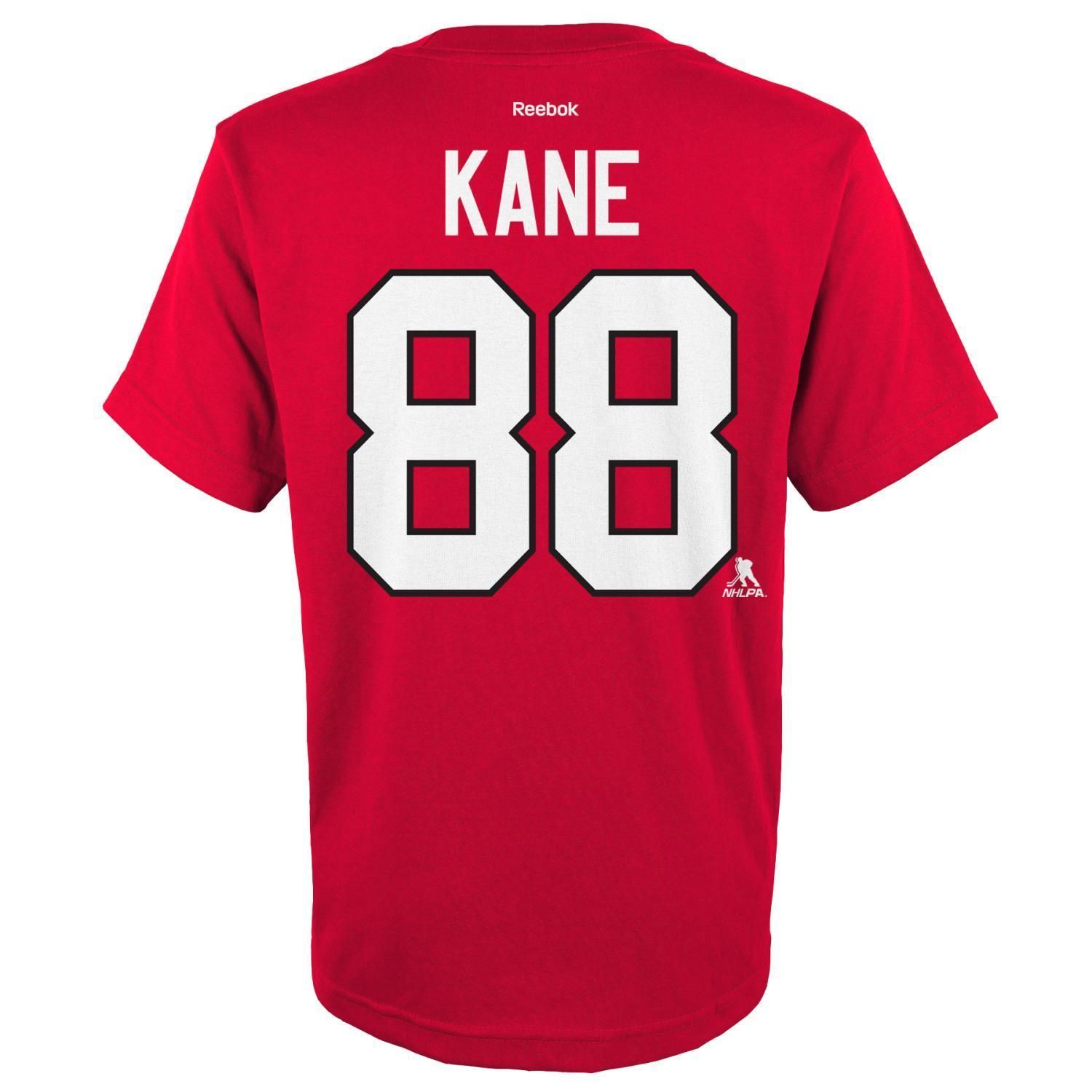 YOUTH Chicago Blackhawks Patrick Kane Player T Shirt Red