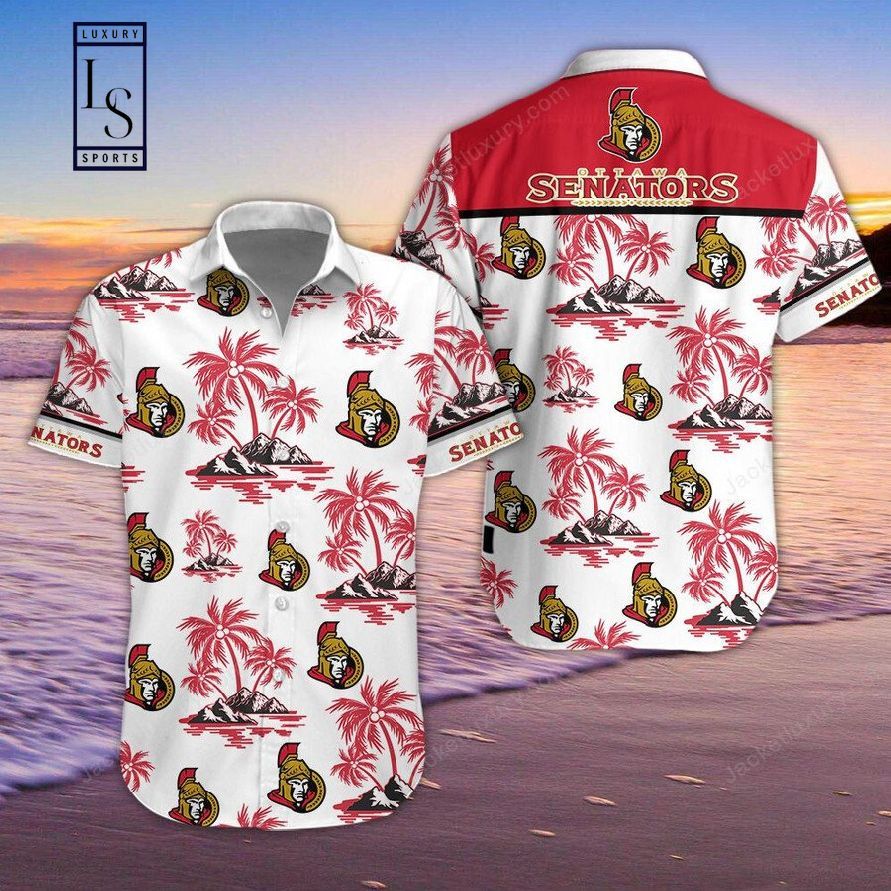 Ottawa Senators Themed Hawaiian Shirt Duo