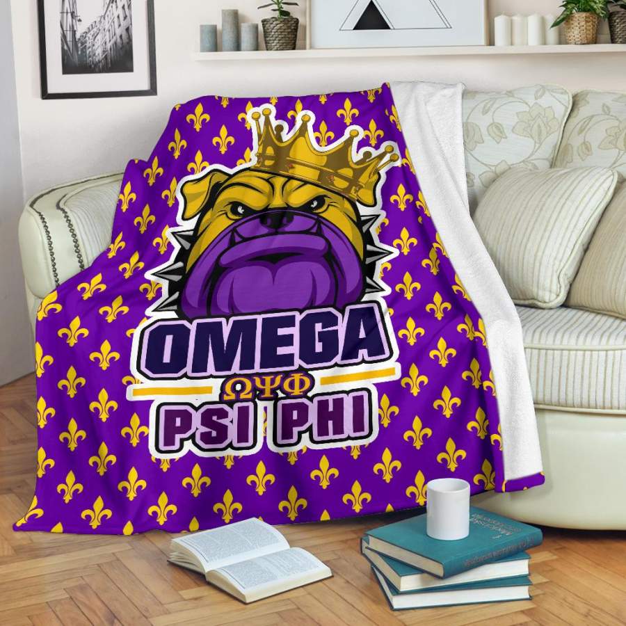Omega Psi Phi Fleece Blanket