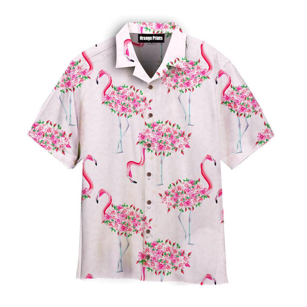 Beautiful Flamingo Happy Wedding Aloha Hawaii Shirts For Men Women Ha9934