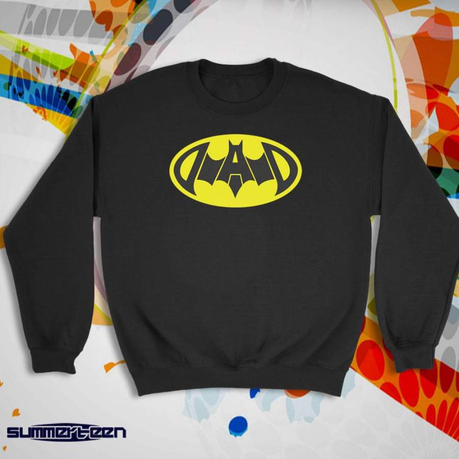 Batdad Logo Batman Superhero Women’S Sweatshirt