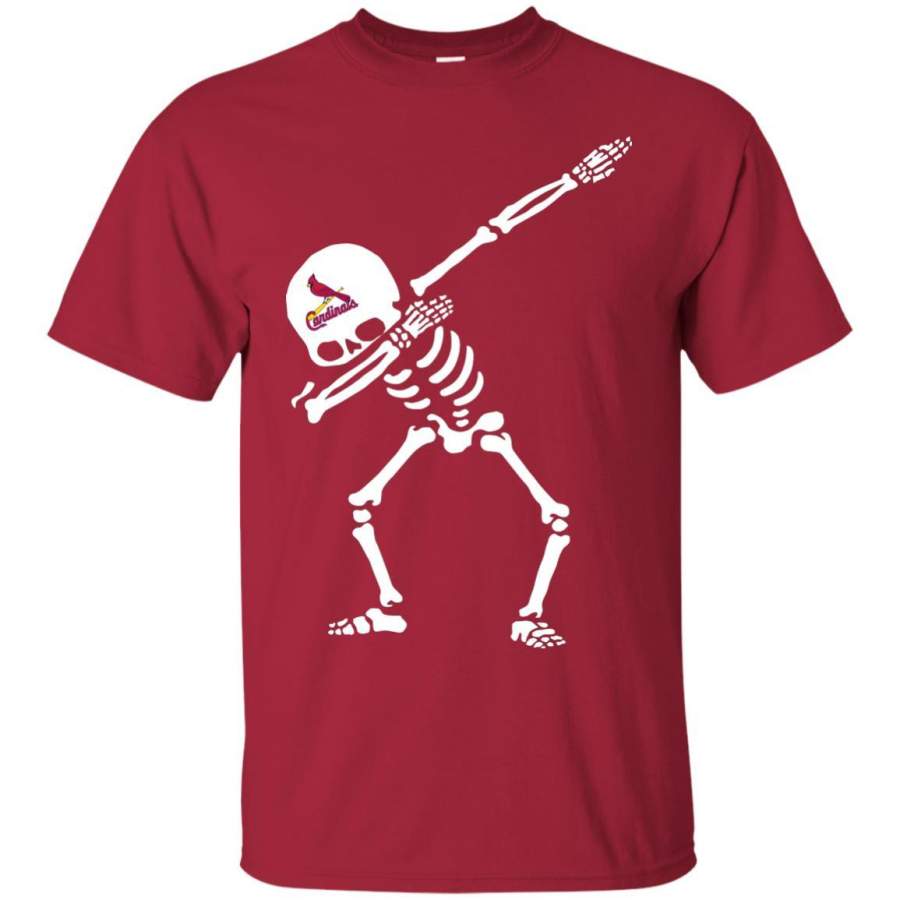 Dabbing Skull St. Louis Cardinals T Shirts