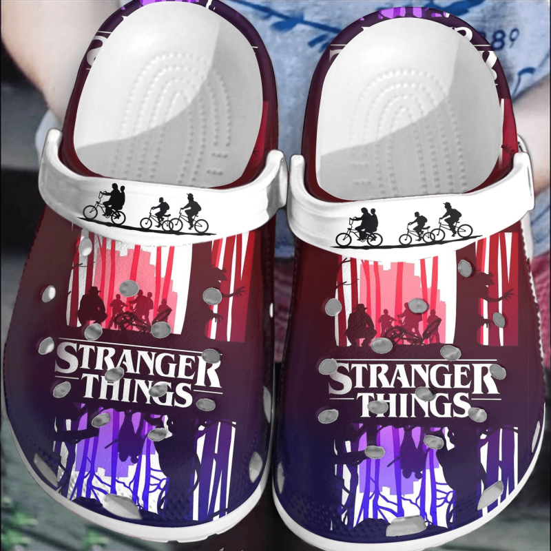 Stranger Things Crocs Crocband Clogs Shoes Comfortable For Men Women