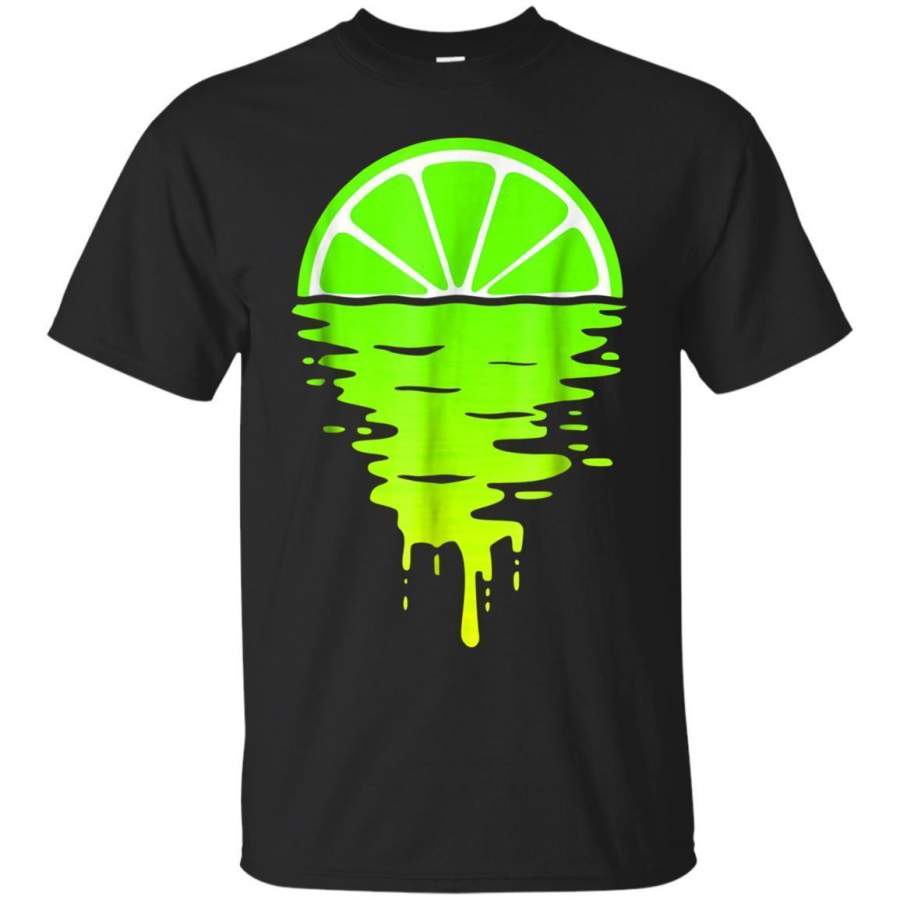 AGR Lime 80s Sunset Tshirt Jaq T-shirt