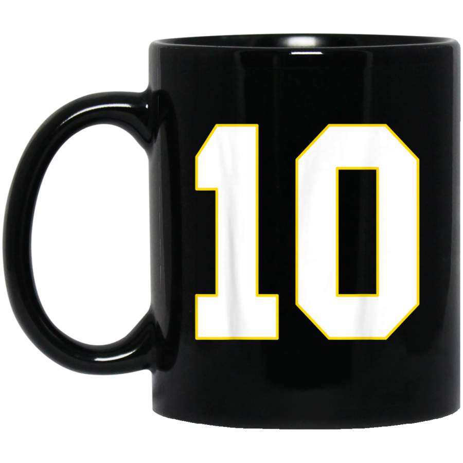 Number 10 Mug  Kansas City Football Mug