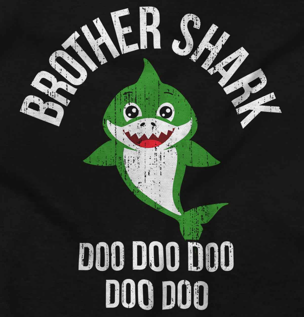 Cartoon Brother Shark Infant Toddler T Shirt