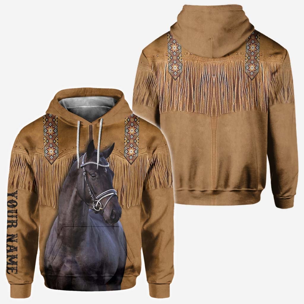 Western Horse Couple Hoodie – Personalized Hoodies