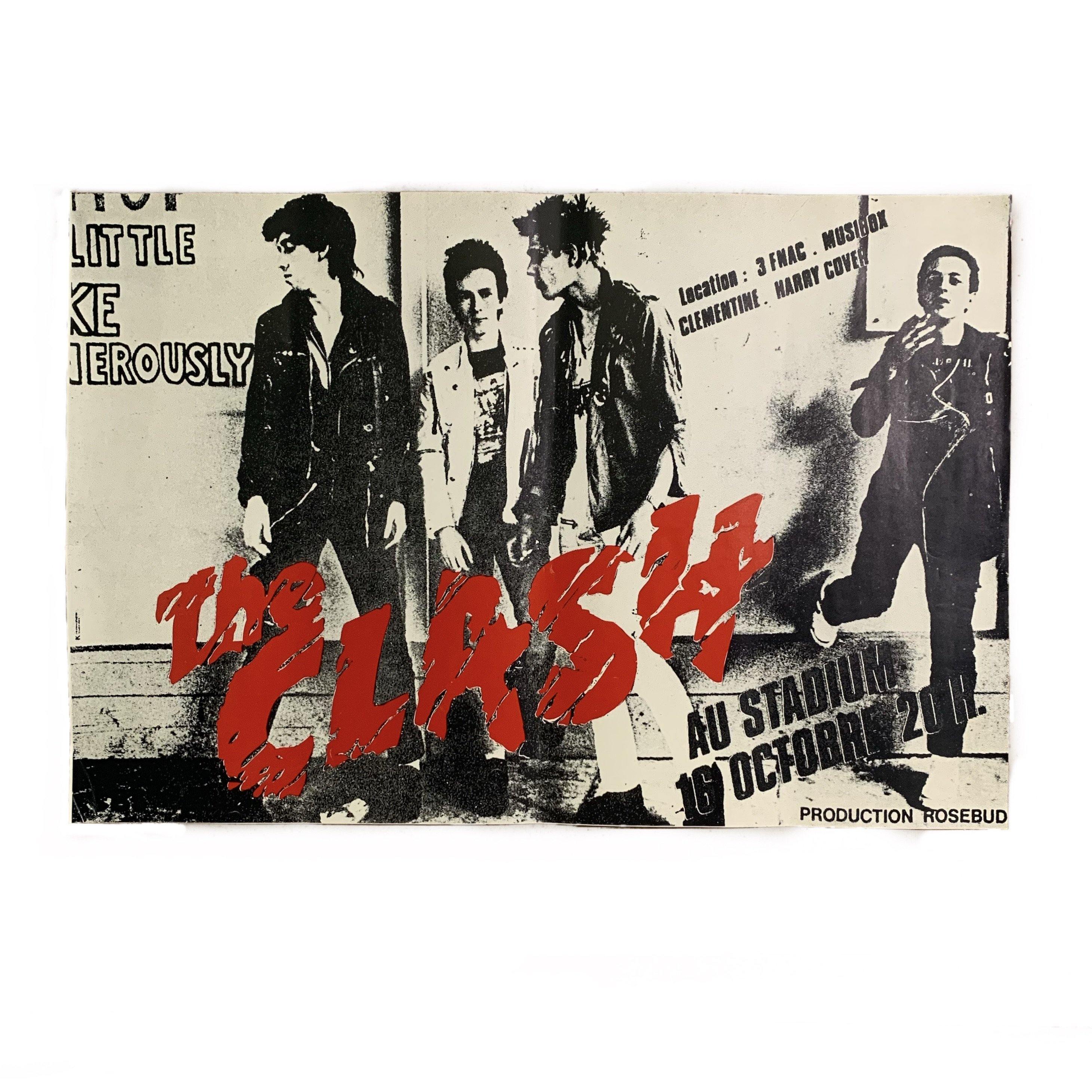 Vintage The Clash “AU Stadium” Poster