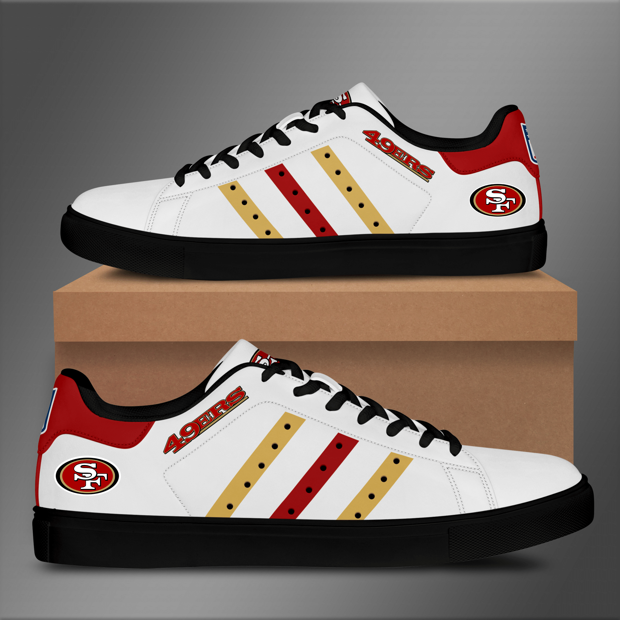 San Francisco 49Ers Low Top Shoes V4