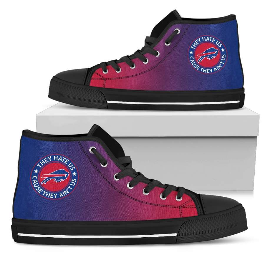 They Hate Us Cause They Ain’t Us Buffalo Bills High Top Shoes