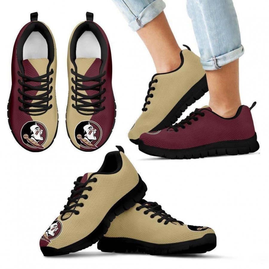 Two Colors Trending Lovely Florida State Seminoles Sneakers #431