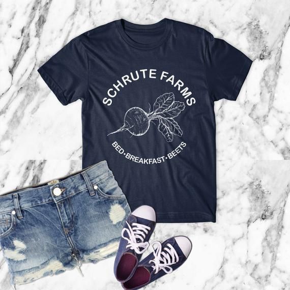 Schrute Farms Shirt The Office Tv Show Bed Breakfast Beets Shirtfor Shirt For Man Woman Shirt