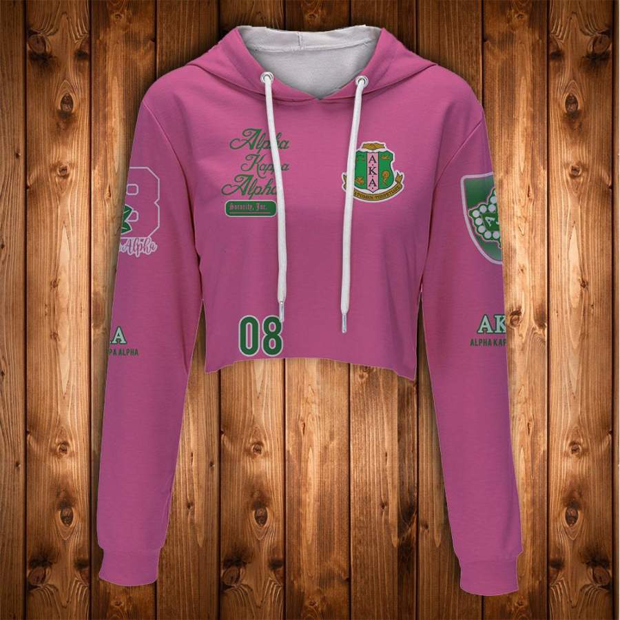 ALPHA KAPPA ALPHA CROP HOODIE 30122019