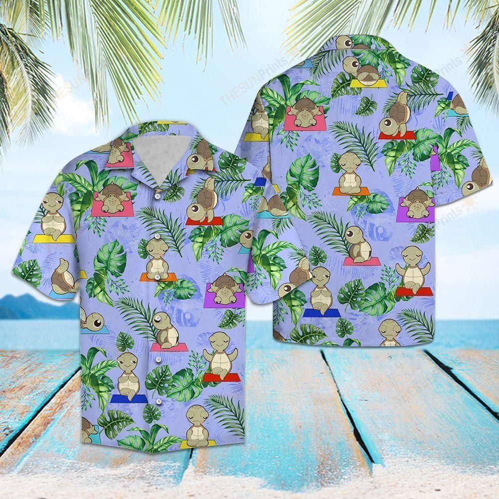 Turtle Yoga Hawaiian Shirt Ha80063