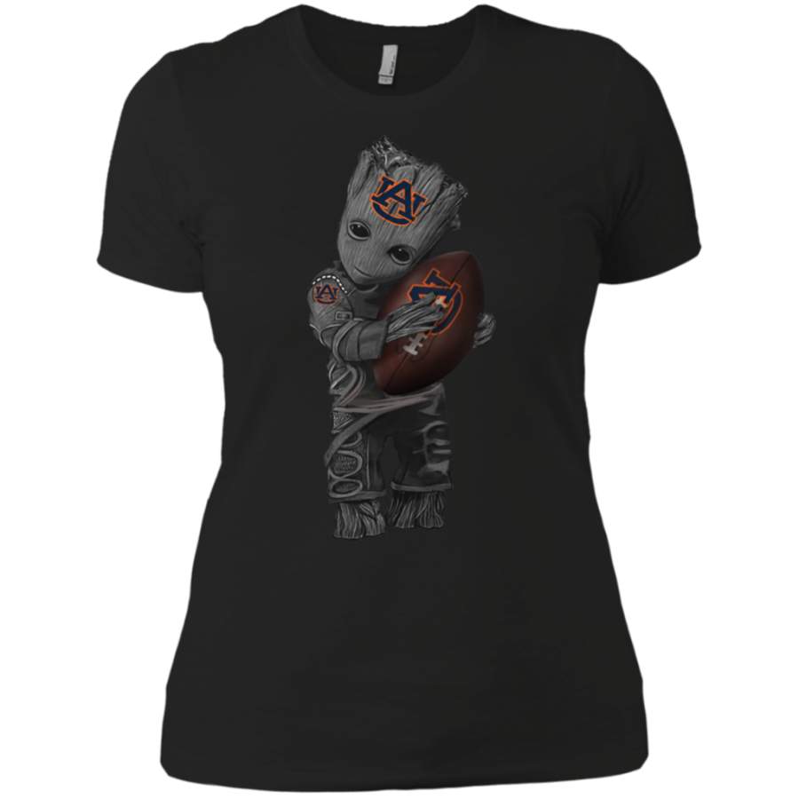 Ultimate Groot hug Auburn Tigers football shirt Ladies’ Boyfriend shirt