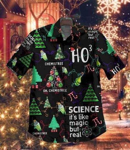 Get Now Science Its Like Magic But Real Hawaii Aloha Shirts Ha11186