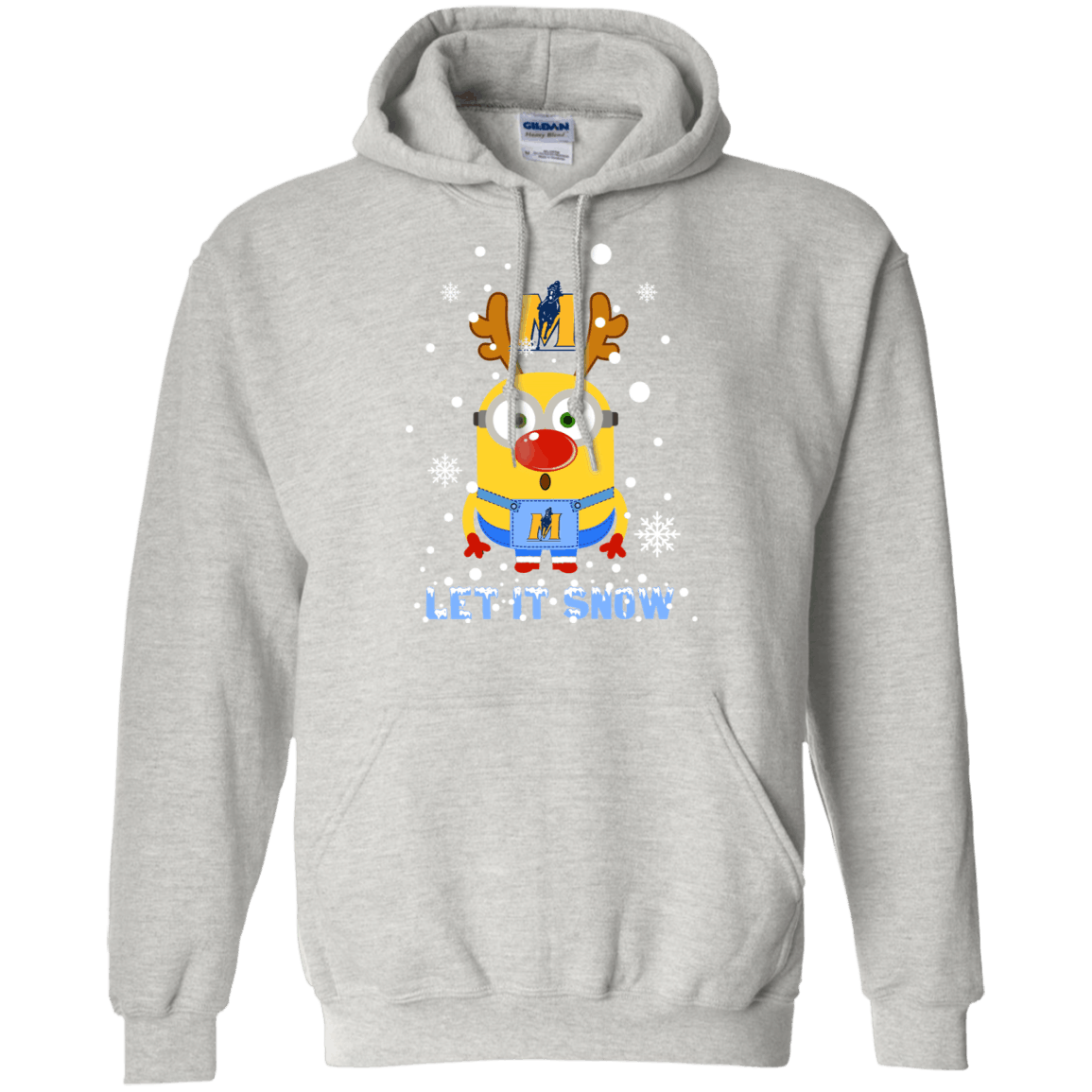 Buy Minion Murray State Racers Ugly Christmas Sweaters Let It Snow Hoodie