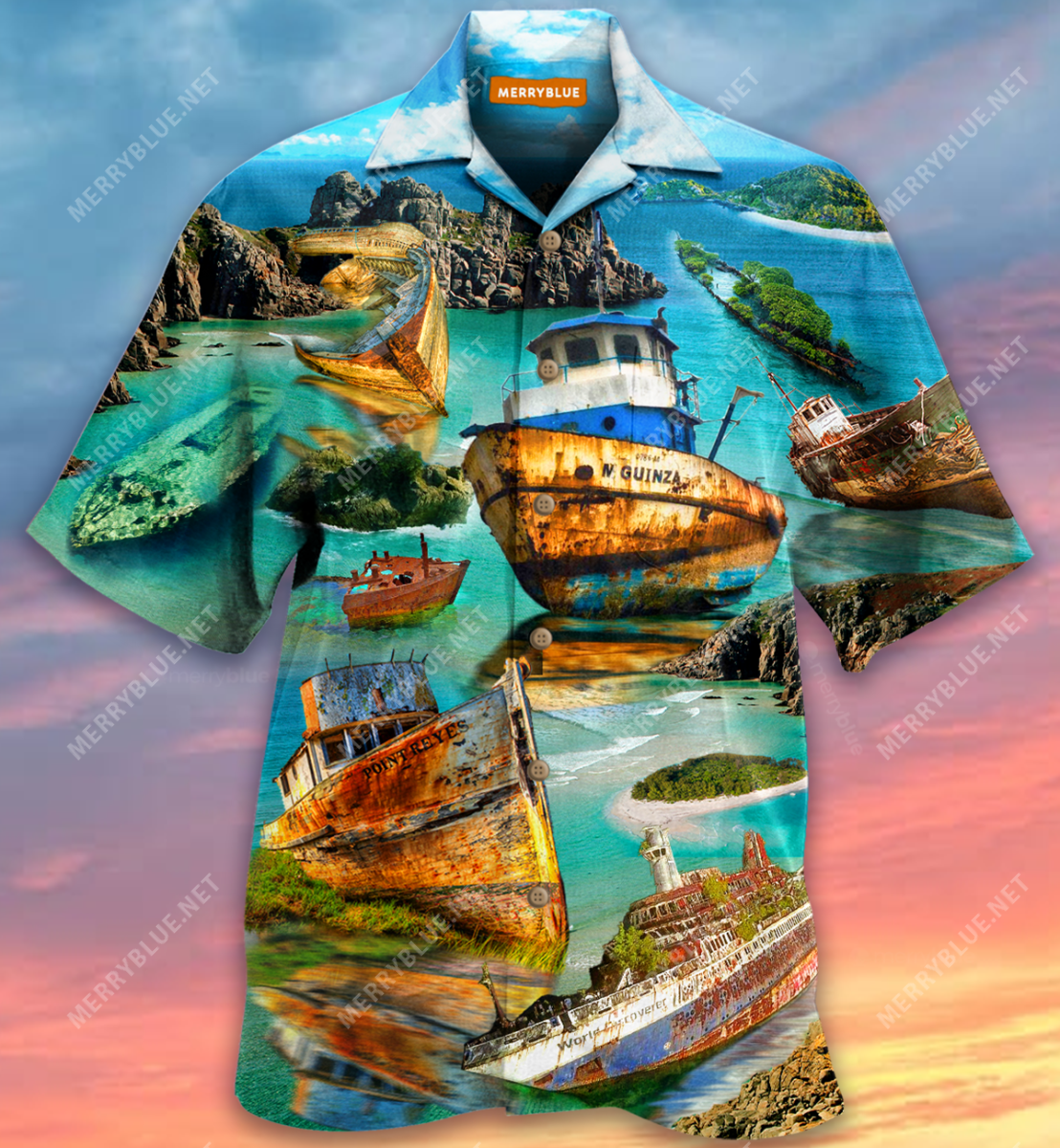 Life Is A Shipwreck But You Can Sing In The Lifeboat Unisex Hawaii Shirt Ha68555