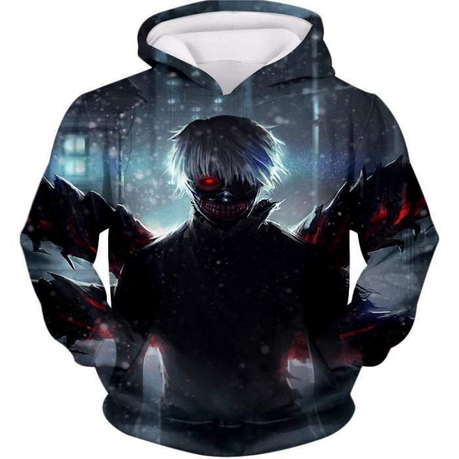 Tokyo Ghoul Awesome Ken Kaneki Tentacle Kagune Hoodie – Anime Hoodie ...