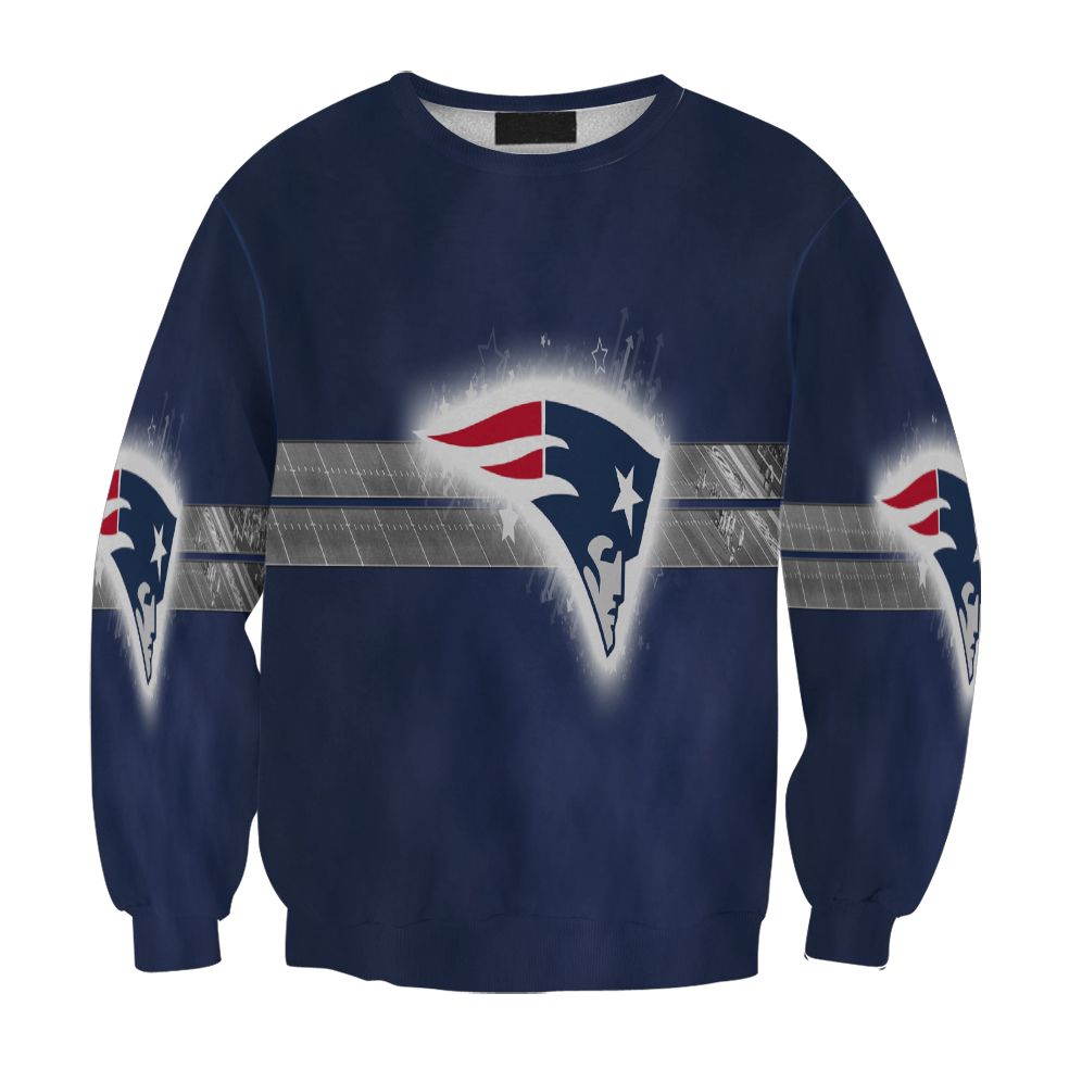 New England Patriots Navy Gift For Fan 3D Full Printing Sweatshirt.