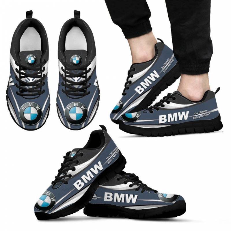 3D Printed BMW Motorrad- NCT Sneakers Ver1 For Men & Women (Blue-Grey)