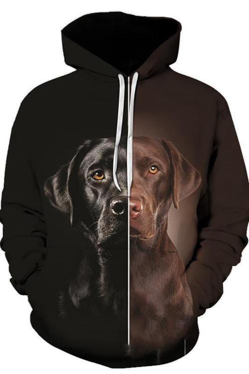 [CITYBARKS] [Hoodie] Sweatshirts Animals Dog Art Double Sided Labrador