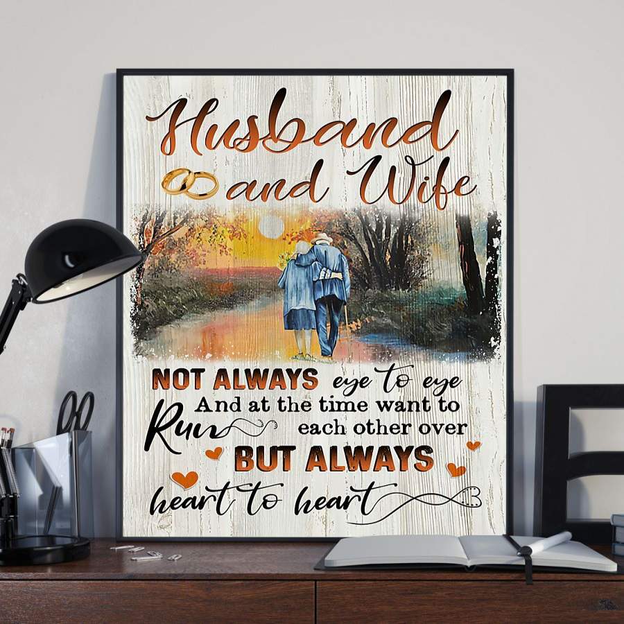 NMT2312 - Family - Husband and Wife - Heart To Heart - Poster - Poster ...