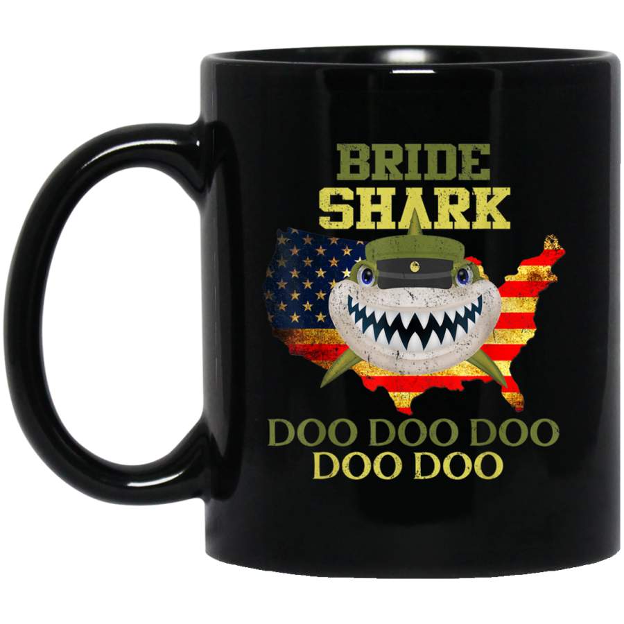 Army Shark Bride Gift Lover Shirts Veterans Day  Mug